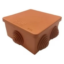 Коробка разветвительная С3В76 НГ о/у коричневый 70х70х40 IP54 GUSI ELECTRIC (1/168)