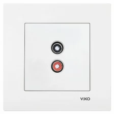 Розетка аудио Karre белый встроенный монтаж (Viko), арт. 90960037
