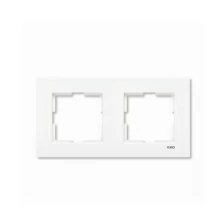 Рамка 2м гориз Karre белый встроенный монтаж (Viko), арт. 90960201