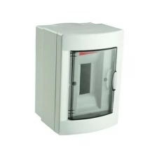 Бокс (щиток) на 2 автомата Viko 1 ряд пластиковый наружный IP40 прозрачная дверь (Viko), арт. 90912102