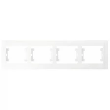 Рамка 4м гориз Defne белый встроенный монтаж (Makel), арт. 42001704