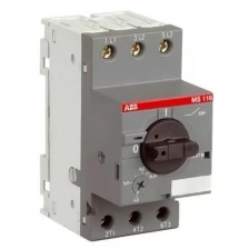 Автомат ABB MS116-1.0 50 кА с регулируемой тепловой защитой 0.63A - 1.0А 1SAM250000R1005