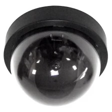 Муляж камера видеонаблюдения, наружная водонепроницаемая, купольная с мигающим светодиодом, для ночного видения, для улицы Эврика (черный)