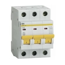 Выключатель автоматический модульный 3п D 13А 4.5кА ВА47-29 IEK MVA20-3-013-D (Цена за: 1 шт.)