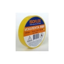 ISOFLEX изолента ПВХ 15/20 желтая, 130мкм, F1523