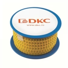 DKC Колечко маркировочное "3"1.3-3мм черн./желт. (уп.1000шт) DKC AZO203BY