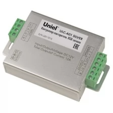 Контроллер ULC-A01 silver LED ленты повторитель RGB сигнала Uniel