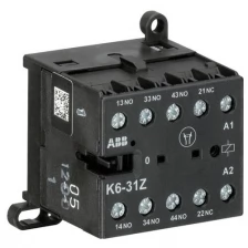Миниконтактор K6-31-Z 3A (400В AC3) катушка 220В АС (уп.10 шт.) (SST) GJH1211001R8310