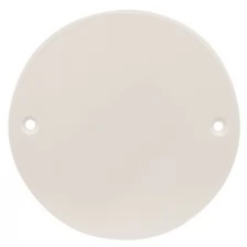 Крышка для установочных коробок (подрозетника) диаметром 74 мм, цвет: Белый