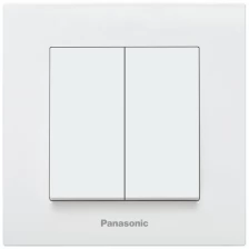 Выключатель Panasonic Karre Plus скрыт. 2кл. IP20 белый упак.1шт WKTC00092WH-RU