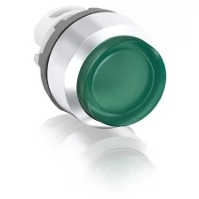 Кнопка MP3-21G зеленая выступающая (только корпус) с подсветкой без фиксации 1SFA611102R2102