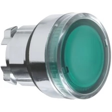 Головка зеленая для кнопки с подсветкой ZB4BW33