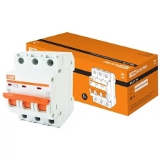 Автоматический выключатель ВА47-29 3Р 5А 4,5кА х-ка С TDM (Упаковка 4шт) SQ0206-0104