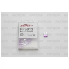 PATRON PFS013 предохранитель 3A MINI (плоский, фиолетовый) PATRON