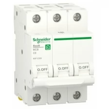 Автоматический выключатель на Din-рейку Schneider Electric Resi9 R9F12306 C6А/3п/ 6,0кА