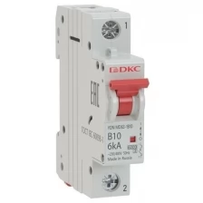 MD63-1B10-6 Автоматический выключатель DKC YON MD63 10А 1п 6кА, B