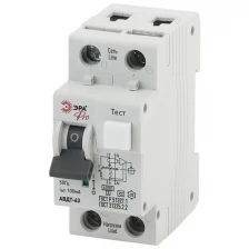Выключатель автоматический дифференциального тока 1P+N C 32А 30мА тип A АВДТ 63 Pro NO-901-86 ЭРА Б0031836 ( 1шт. )