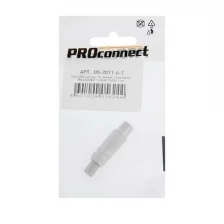 PROconnect Штекер Proconnect 05-2011-4-7, TV, никель с пружиной