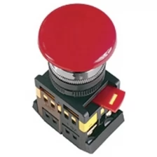 Кнопка AEAL-22 "Грибок"с фиксацией красный d22мм 230В 1з+1р TDM (Цена за: 1 шт.)