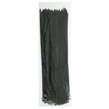 Хомут-стяжки пластиковые, 7.6х500 мм, чёрные, упаковка 100 шт. 1973138