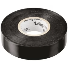 Изолента ПВХ 15/10 Navigator черная (10!) 71229 (арт. 327463)