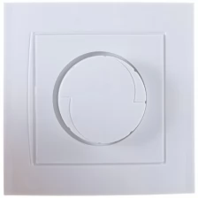 Светорегулятор UNIVersal "Бриллиант", 3А, 220В, 500Вт, цвет: белый
