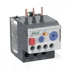 Реле электротепловое для контакторов РТ-03 09-18A 1.20-1.80А DEKraft 23108DEK