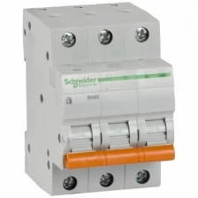 Выключатель автоматический Schneider ВА63 3 П 20А С 4,5 кА