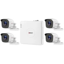 Комплект видеонаблюдения HiWatch KIT 1K4C (видеорегистратор + 4 камеры)