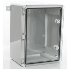 Пластиковый влагозащищенный щит Plastim с монтажной панелью, IP65 прозрачная дверца PP3015