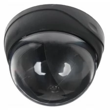 Муляж камеры видеонаблюдения Orient AB-DM-24 купольная, светодиод, питание от батареек, чёрная