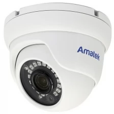 Купольная IP видеокамера 8Мп 4К с ИК подсветкой Amatek AC-IDV802A 3,6mm