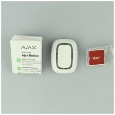 Беспроводная тревожная кнопка для экстренных ситуаций AJAX Button white