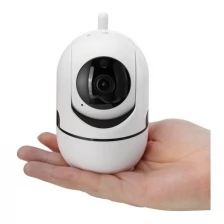 Беспроводная поворотная Smart IP-Camera 360 / беспроводная ip wi fi видеокамера / Камера с обзором 360 ночной съемкой и датчиком движения