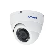 Видеокамера мультиформатная купольная ECO серия Amatek AC-HDV212 (2.8)
