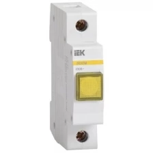 Лампа сигнальная ЛС-47М желт. IEK MLS20-230-K05 (1 шт.)