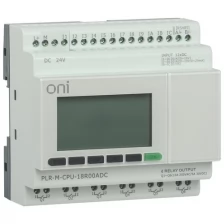 Микро программируемый логический контроллер PLR-M. CPU DI12/DO06(R) 24В DC ONI PLR-M-CPU-18R00ADC ONI