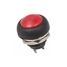 Rexant Выключатель-кнопка 250V 1А (2с) OFF-(ON) Б/Фикс красная Micro REXANT, 20 шт.