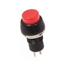 Rexant Выключатель-кнопка 250V 1А (2с) ON-OFF красная Micro REXANT, 30 шт.