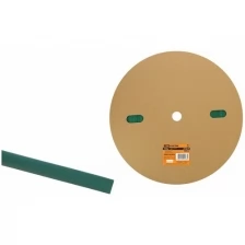 Термоусаживаемая трубка ТУТнг 14/7 зеленая (100 м/ролл) TDM (Упаковка 100м) SQ0518-0032