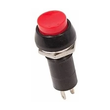 Rexant Выключатель-кнопка 250V 1А (2с) ON-OFF красная REXANT, 50 шт.