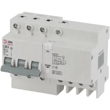 ЭРА SIMPLE-mod-39 ЭРА SIMPLE Автоматический выключатель дифференциального тока 3P+N 40А 30мА тип АС х-ка