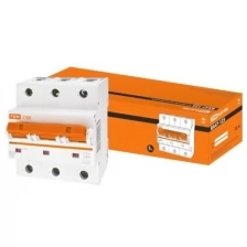 Автоматический выключатель TDM ELECTRIC ВА47-125 3Р 80А 15кА х-ка С (SQ0208-0082)