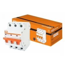 Автоматический выключатель TDM ELECTRIC ВА47-29 3Р 10А 4,5кА х-ка В (SQ0206-0040)