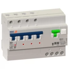 Выключатель автоматический дифференциального тока 4п C 32А 30мА тип A 6кА OptiDin VD63 УХЛ4 КЭАЗ 103479