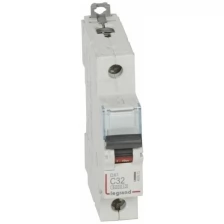 Автоматический выключатель Legrand DX3 6000 - 10 кА - тип C - 1П - 32 А - 1 модуль 407673