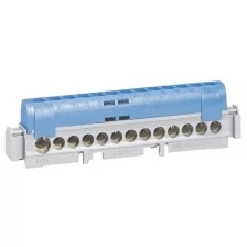 Клеммная колодка Legrand IP 2X - нейтраль - синяя - 8 x 1,5-16 мм² - длина 75 мм