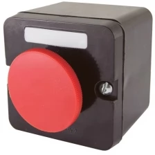 Пост кнопочный ПКЕ 222-1 У2, красный гриб, IP54 TDM (Упаковка 5шт) SQ0742-0008