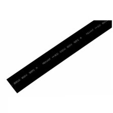 Термоусаживаемая трубка REXANT 20,0/10,0 мм, черный, упаковка 10 шт. по 1 м Артикул 22-0008