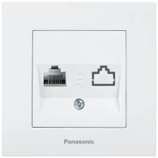Розетка компьютерная Panasonic Karre Plus (WKTC04052WH-RU), белый